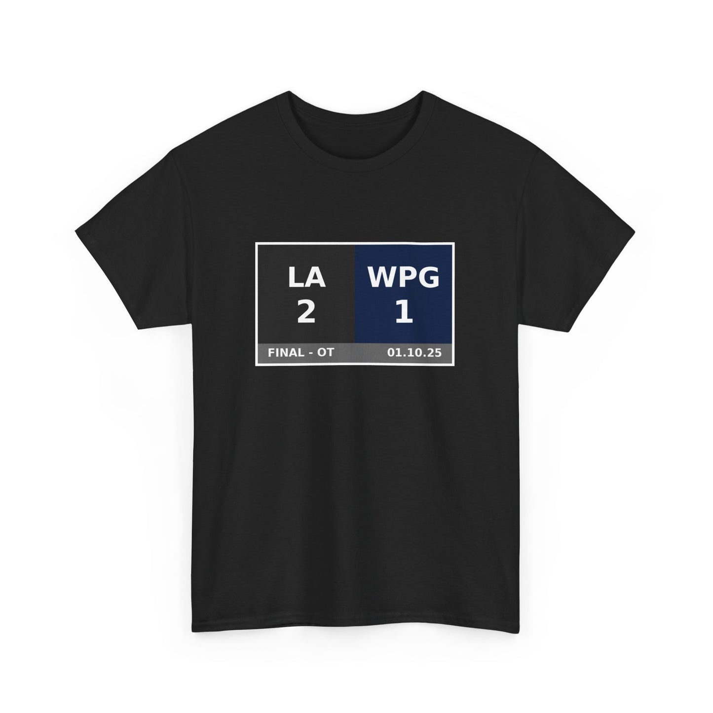 LA vs WPG Scoreboard Tee 01.10.25