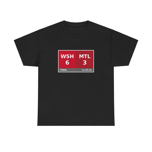 WSH vs MTL Scoreboard Tee 11.25.21