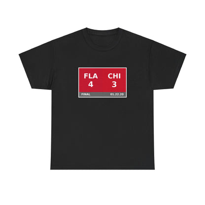 FLA vs CHI Scoreboard Tee 01.22.20