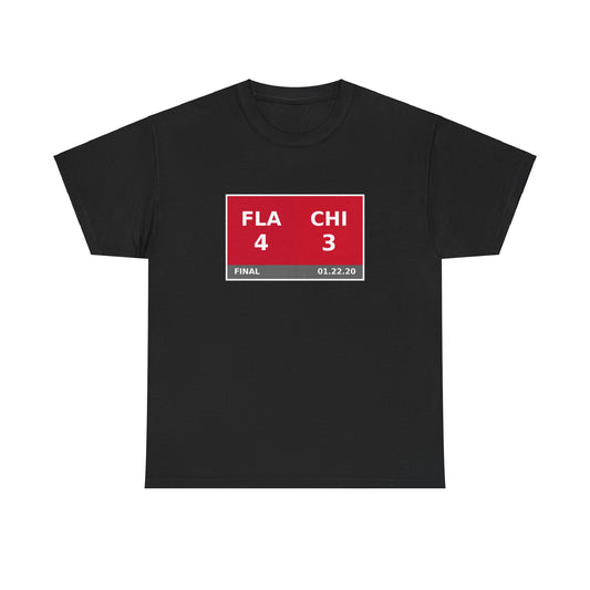 FLA vs CHI Scoreboard Tee 01.22.20