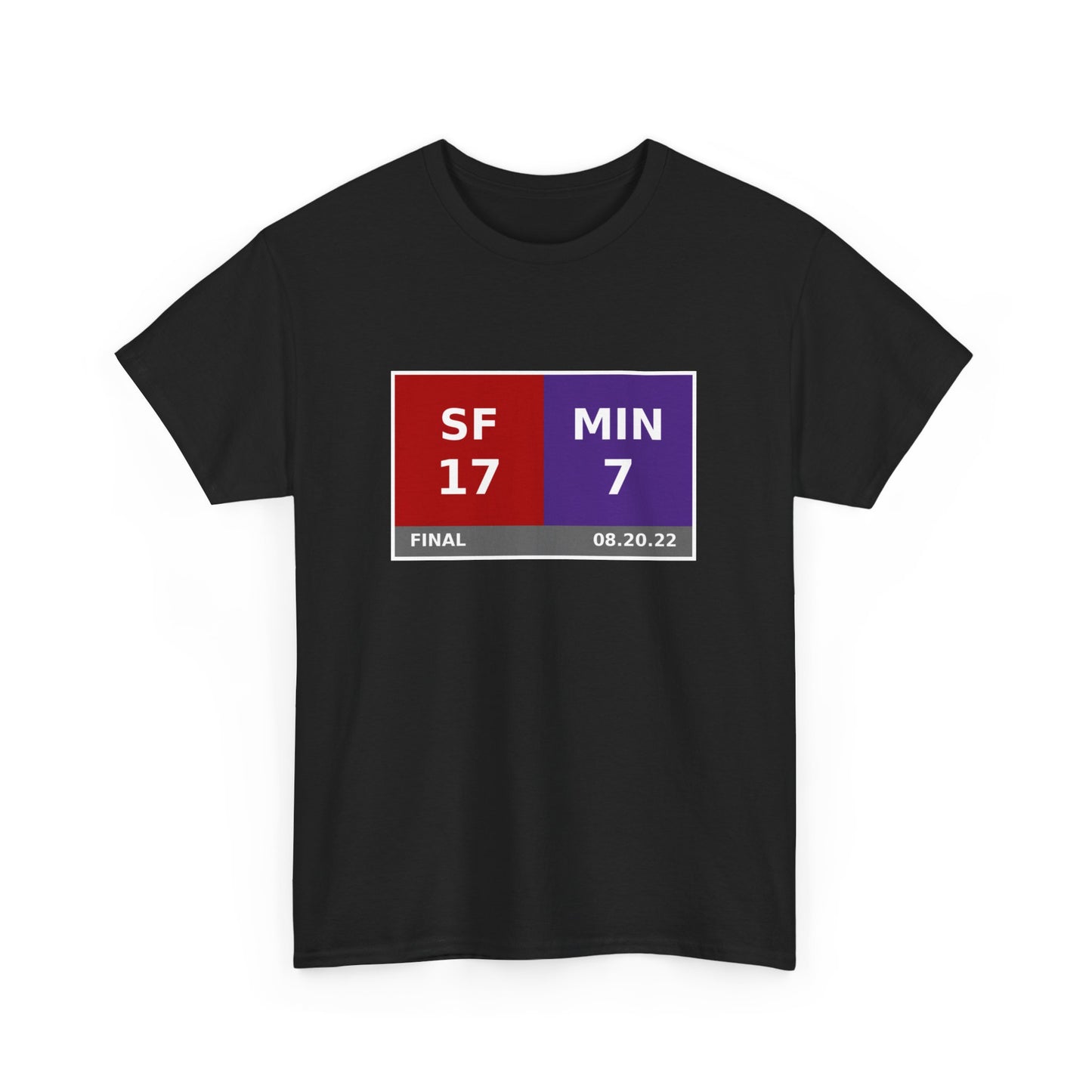 SF vs MIN Scoreboard Tee 08.20.22