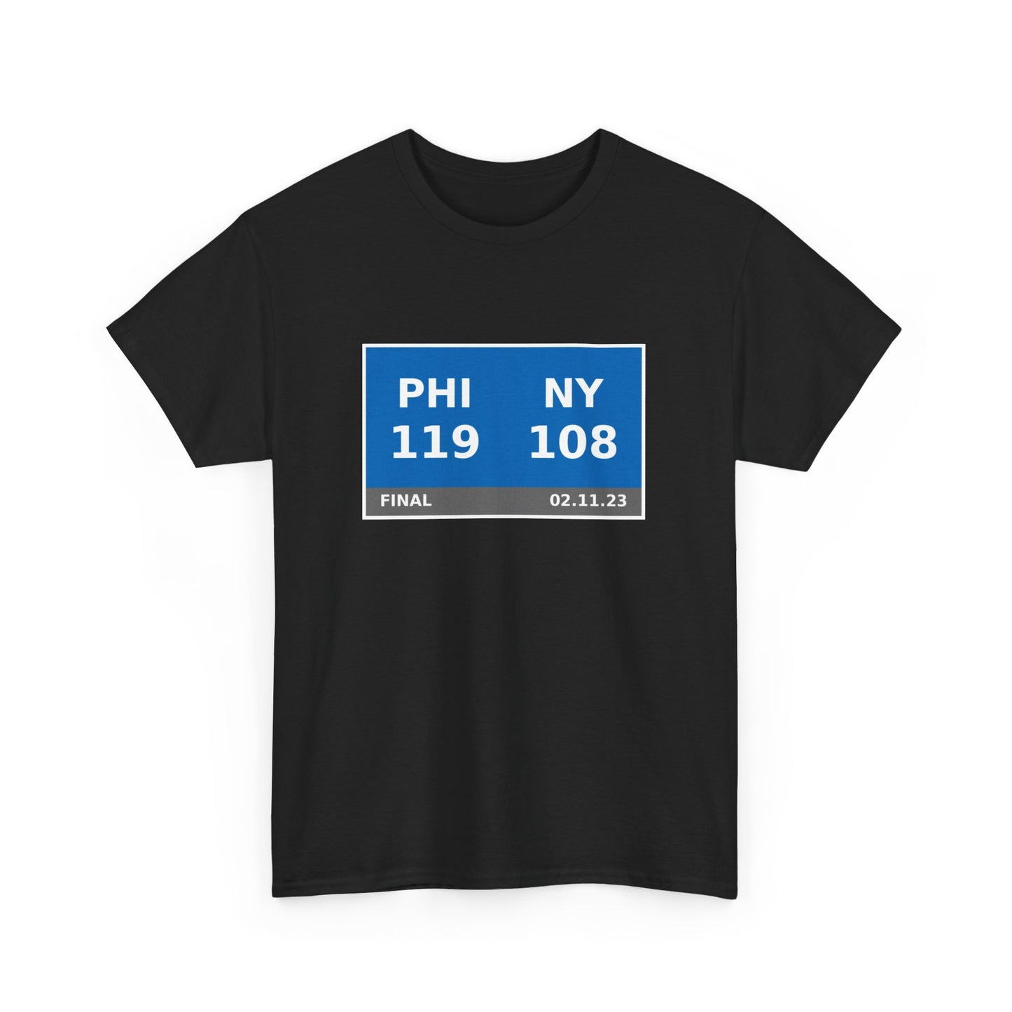 PHI vs NY Scoreboard Tee 02.11.23