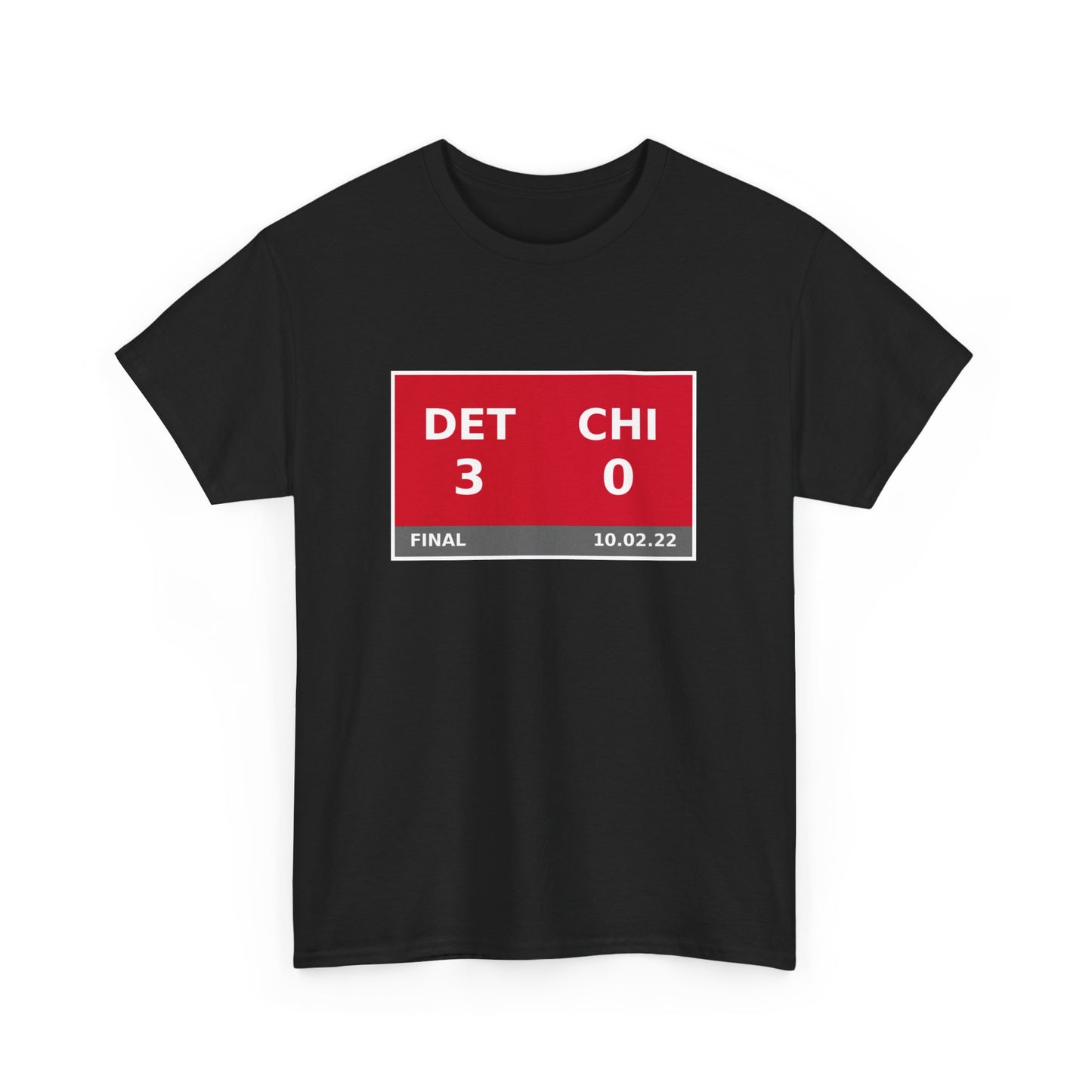 DET vs CHI Scoreboard Tee 10.02.22