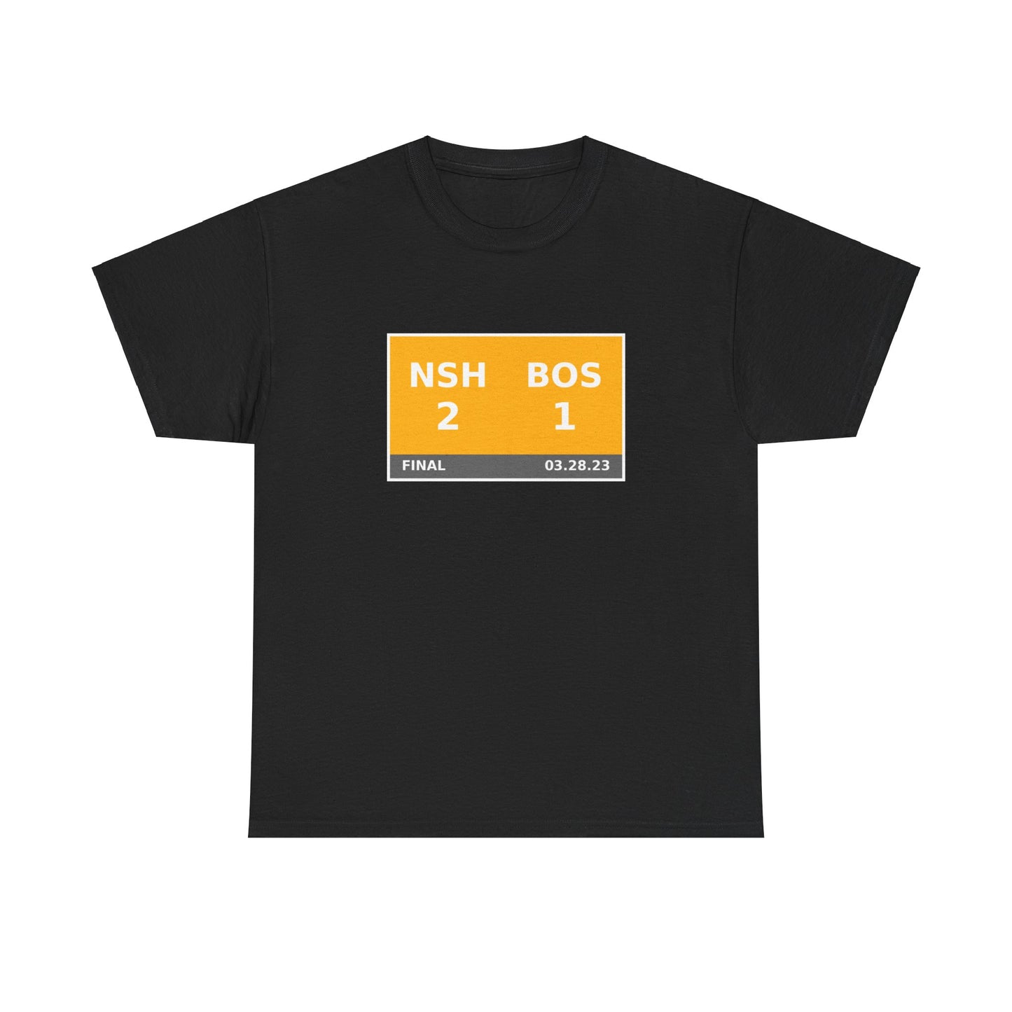 NSH vs BOS Scoreboard Tee 03.28.23