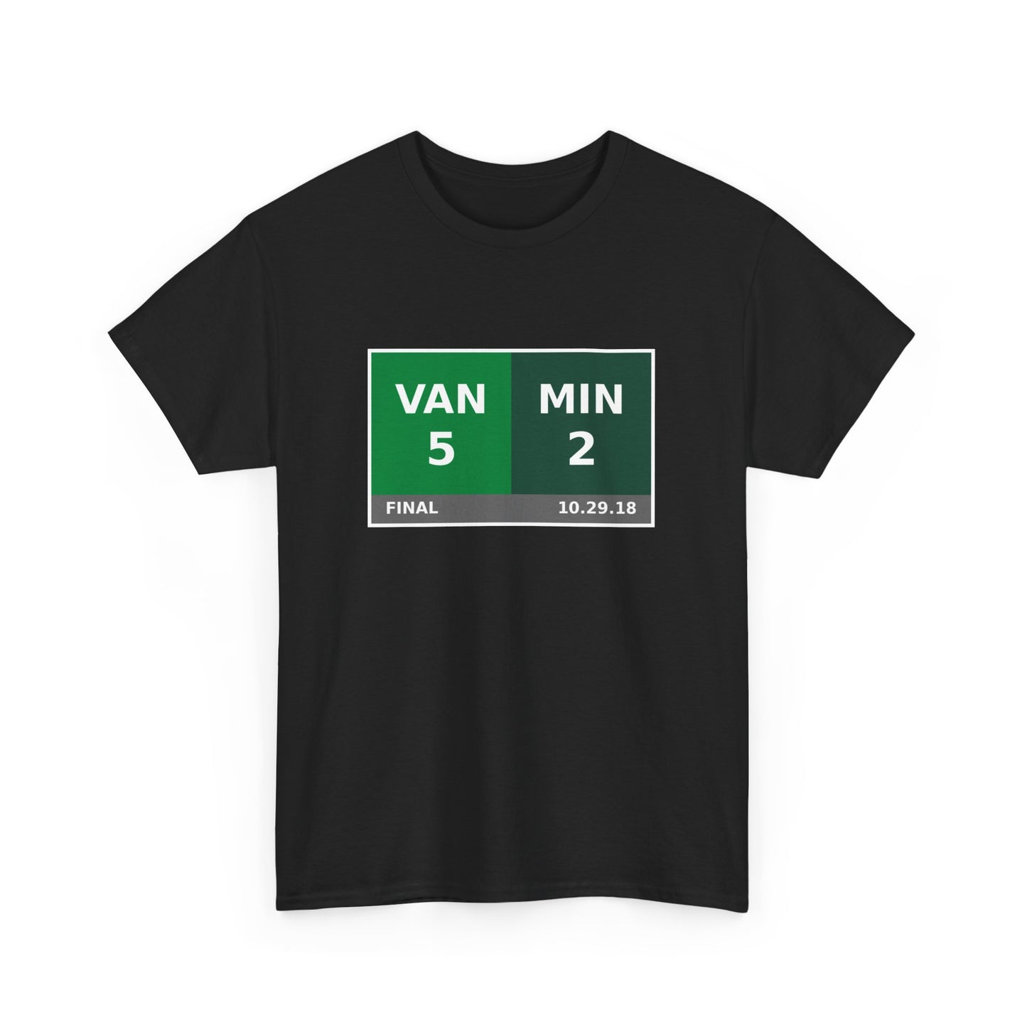 VAN vs MIN Scoreboard Tee 10.29.18