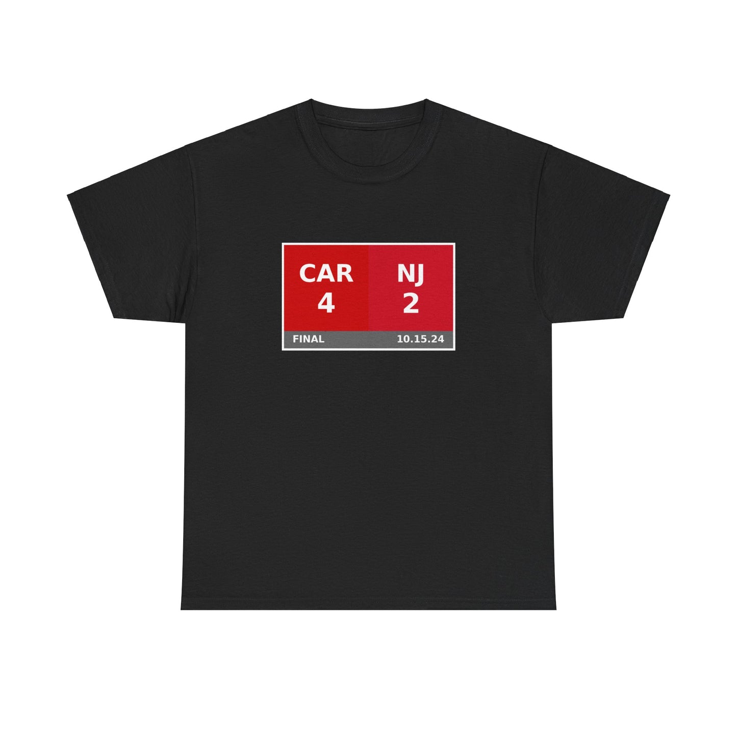 CAR vs NJ Scoreboard Tee 10.15.24