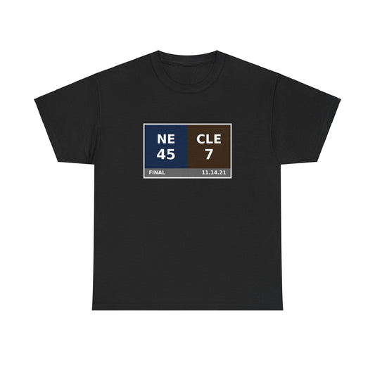 NE vs CLE Scoreboard Tee 11.14.21