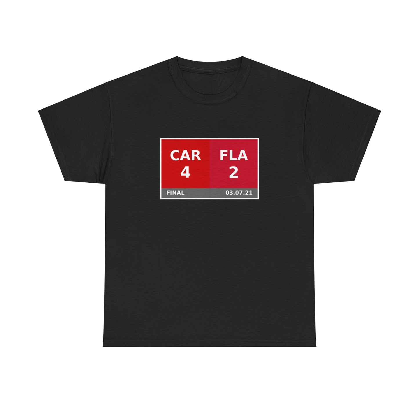 CAR vs FLA Scoreboard Tee 03.07.21