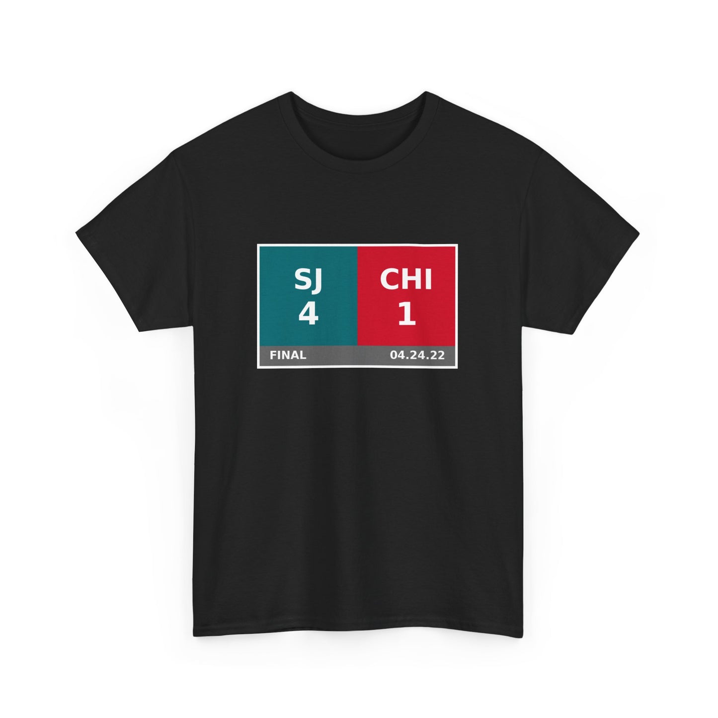 SJ vs CHI Scoreboard Tee 04.24.22