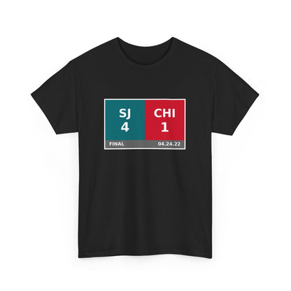 SJ vs CHI Scoreboard Tee 04.24.22