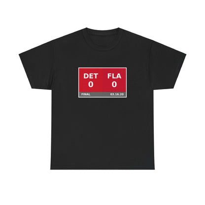 DET vs FLA Scoreboard Tee 03.16.20