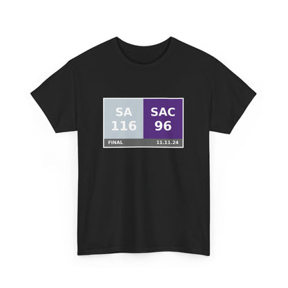 SA vs SAC Scoreboard Tee 11.11.24