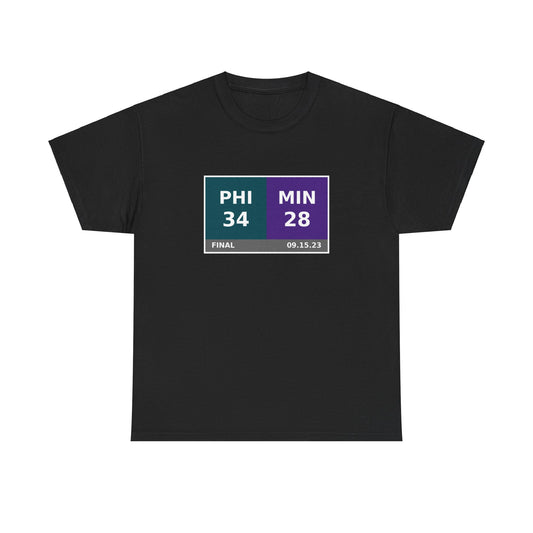 PHI vs MIN Scoreboard Tee 09.15.23