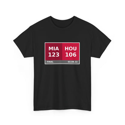 MIA vs HOU Scoreboard Tee 03.08.22