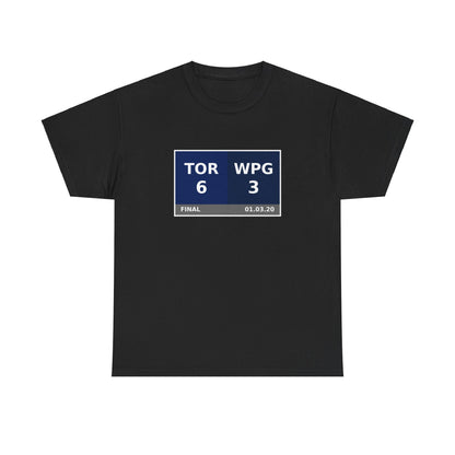 TOR vs WPG Scoreboard Tee 01.03.20