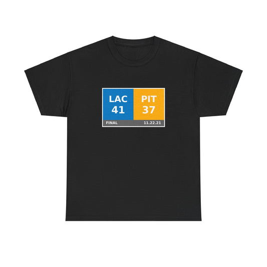 LAC vs PIT Scoreboard Tee 11.22.21