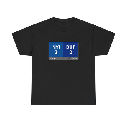 NYI vs BUF Scoreboard Tee 12.14.19