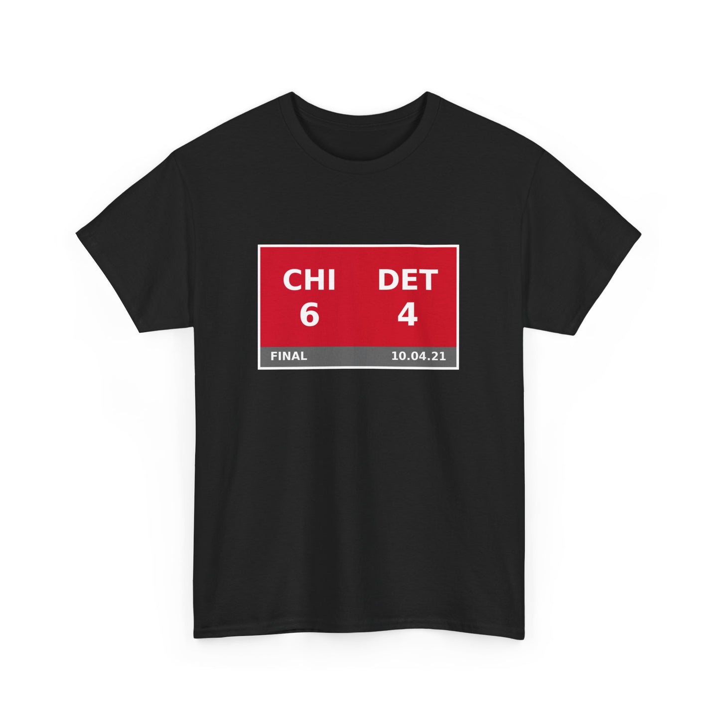 CHI vs DET Scoreboard Tee 10.04.21