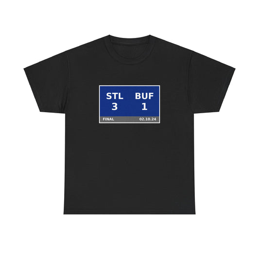 STL vs BUF Scoreboard Tee 02.10.24