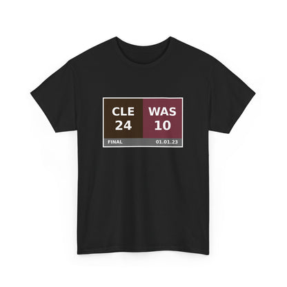 CLE vs WAS Scoreboard Tee 01.01.23