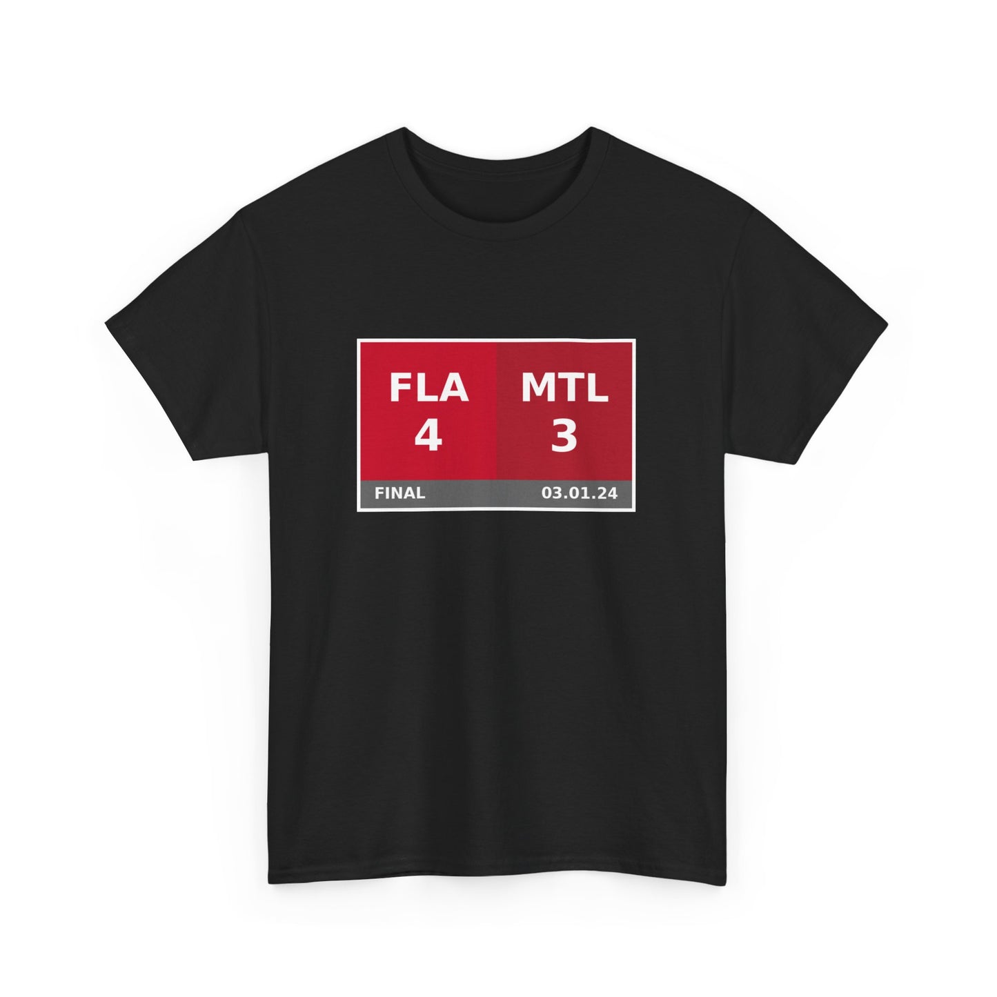 FLA vs MTL Scoreboard Tee 03.01.24