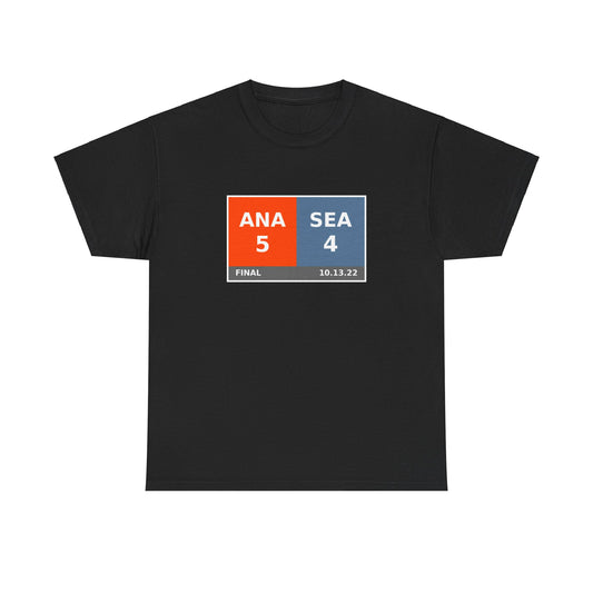 ANA vs SEA Scoreboard Tee 10.13.22