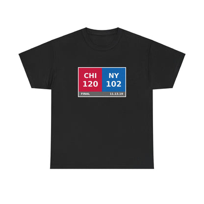 CHI vs NY Scoreboard Tee 11.13.19