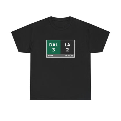 DAL vs LA Scoreboard Tee 10.23.21