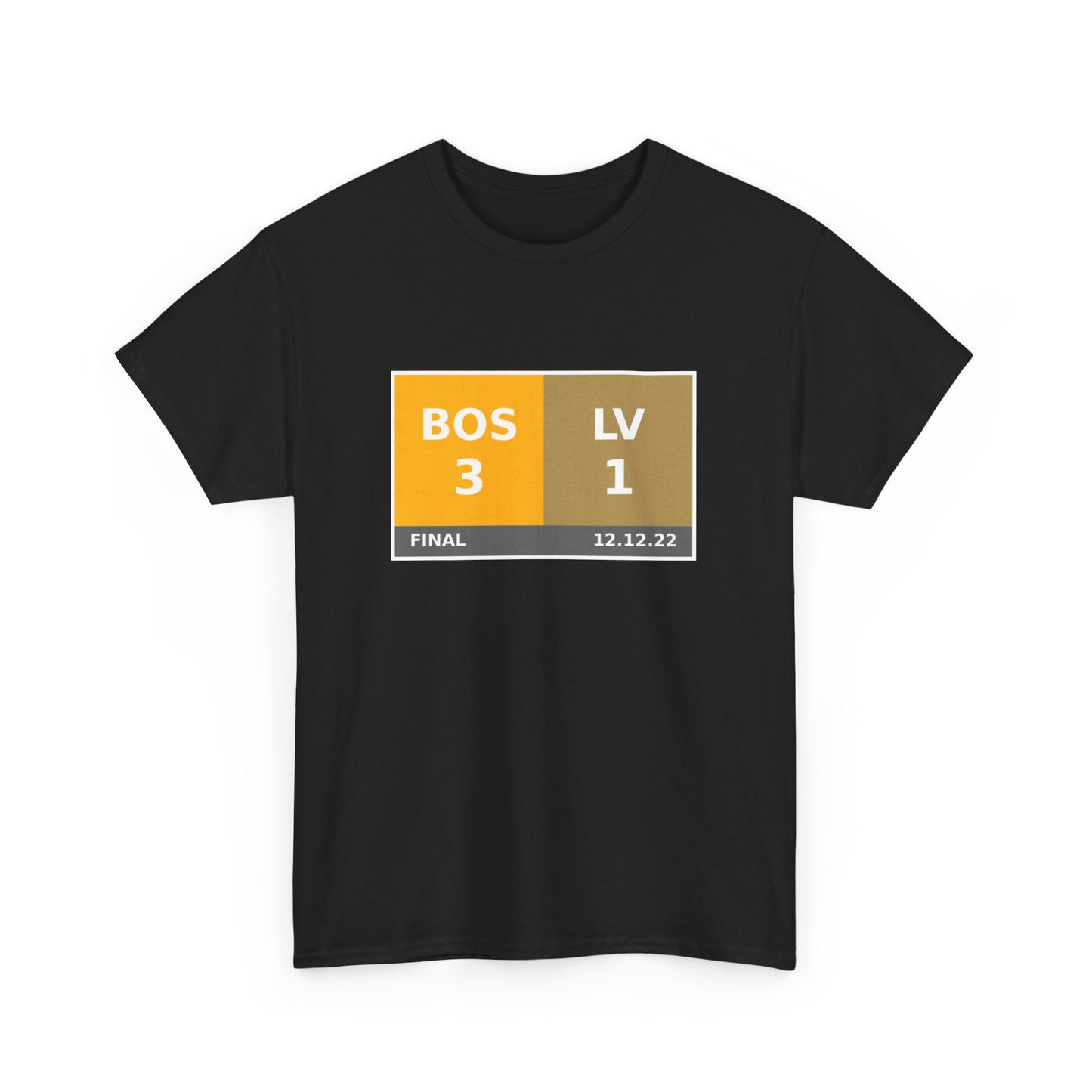 BOS vs LV Scoreboard Tee 12.12.22