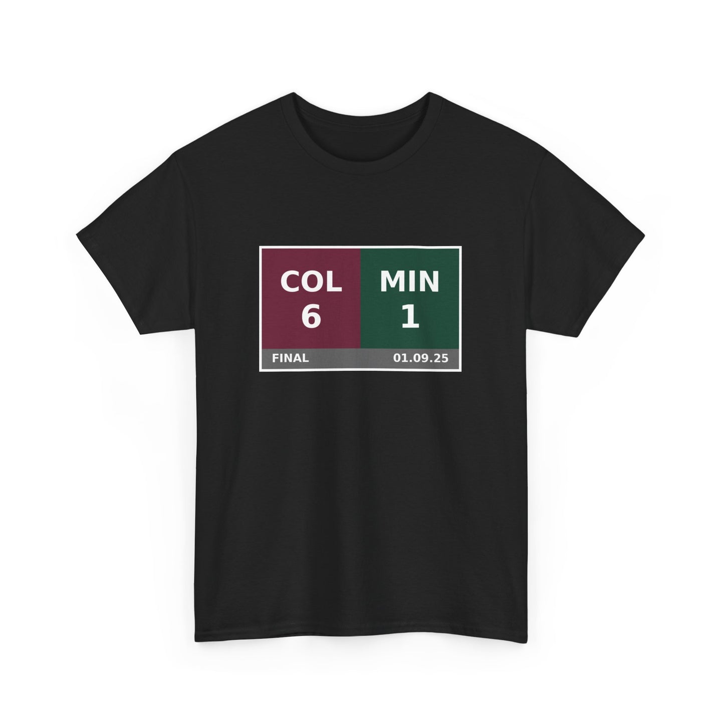 COL vs MIN Scoreboard Tee 01.09.25