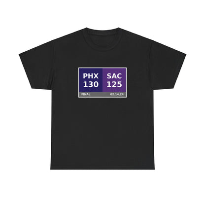 PHX vs SAC Scoreboard Tee 02.14.24