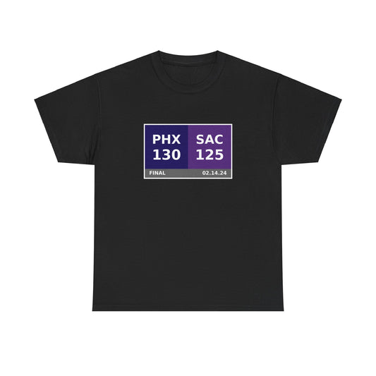 PHX vs SAC Scoreboard Tee 02.14.24