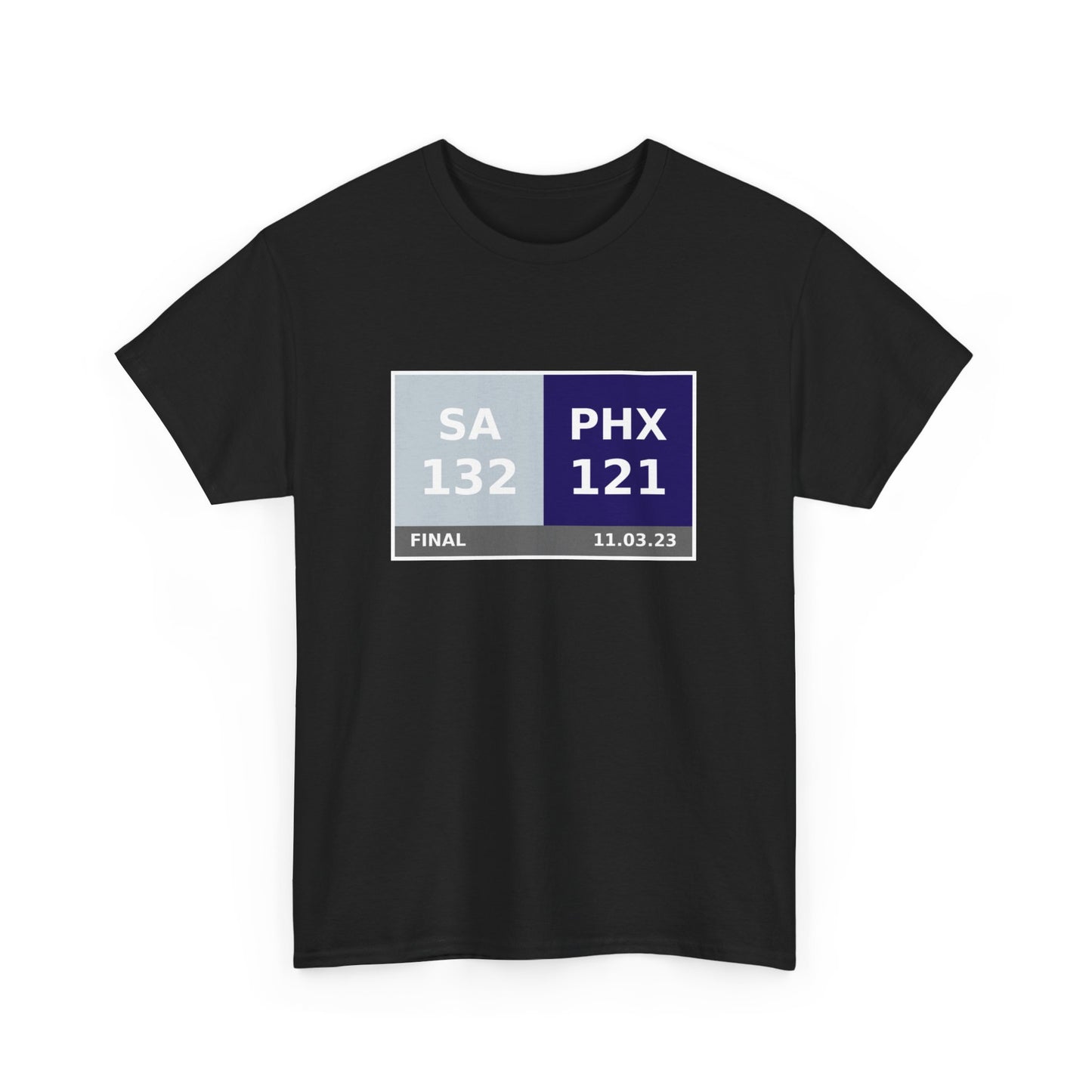 SA vs PHX Scoreboard Tee 11.03.23