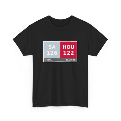 SA vs HOU Scoreboard Tee 10.28.23