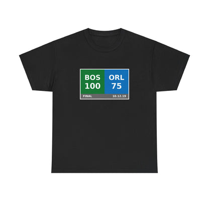 BOS vs ORL Scoreboard Tee 10.12.19