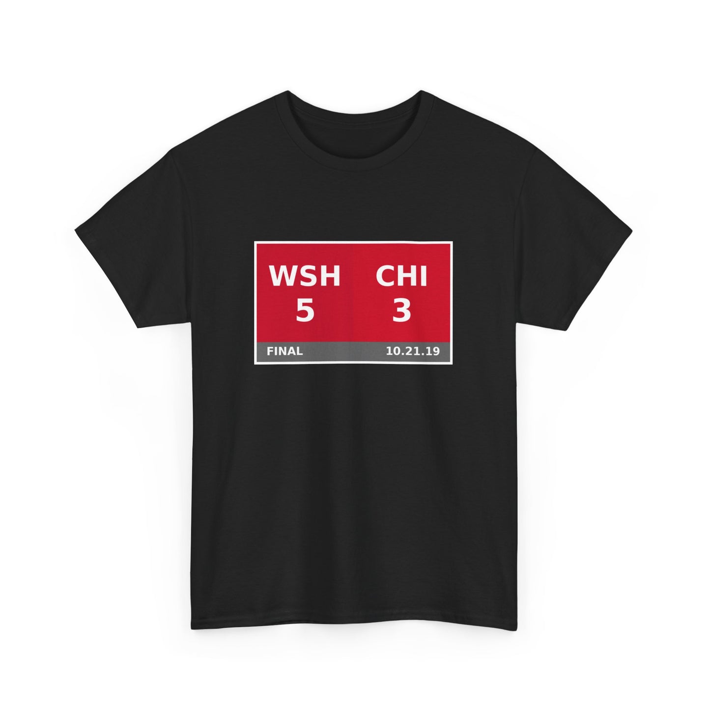 WSH vs CHI Scoreboard Tee 10.21.19