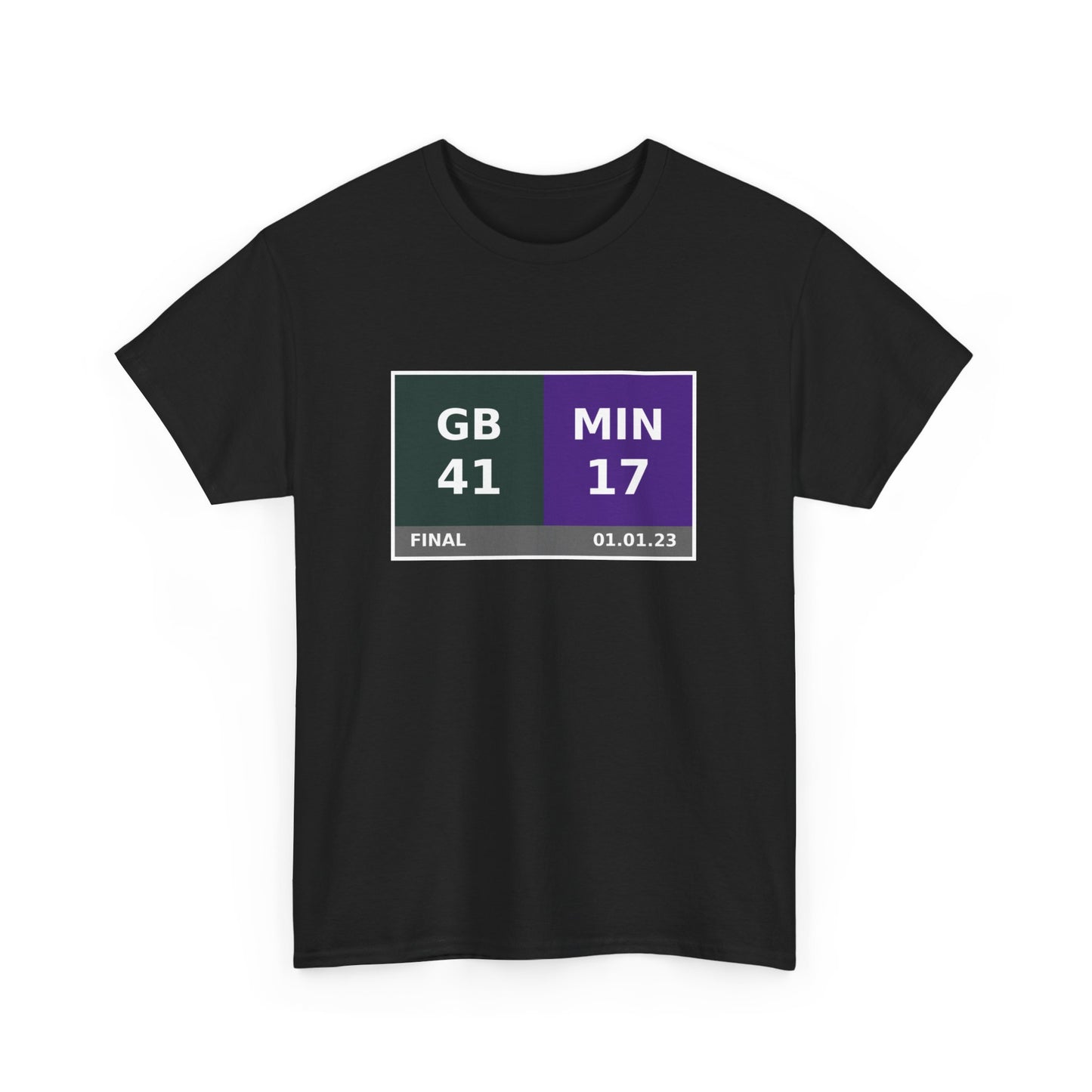 GB vs MIN Scoreboard Tee 01.01.23