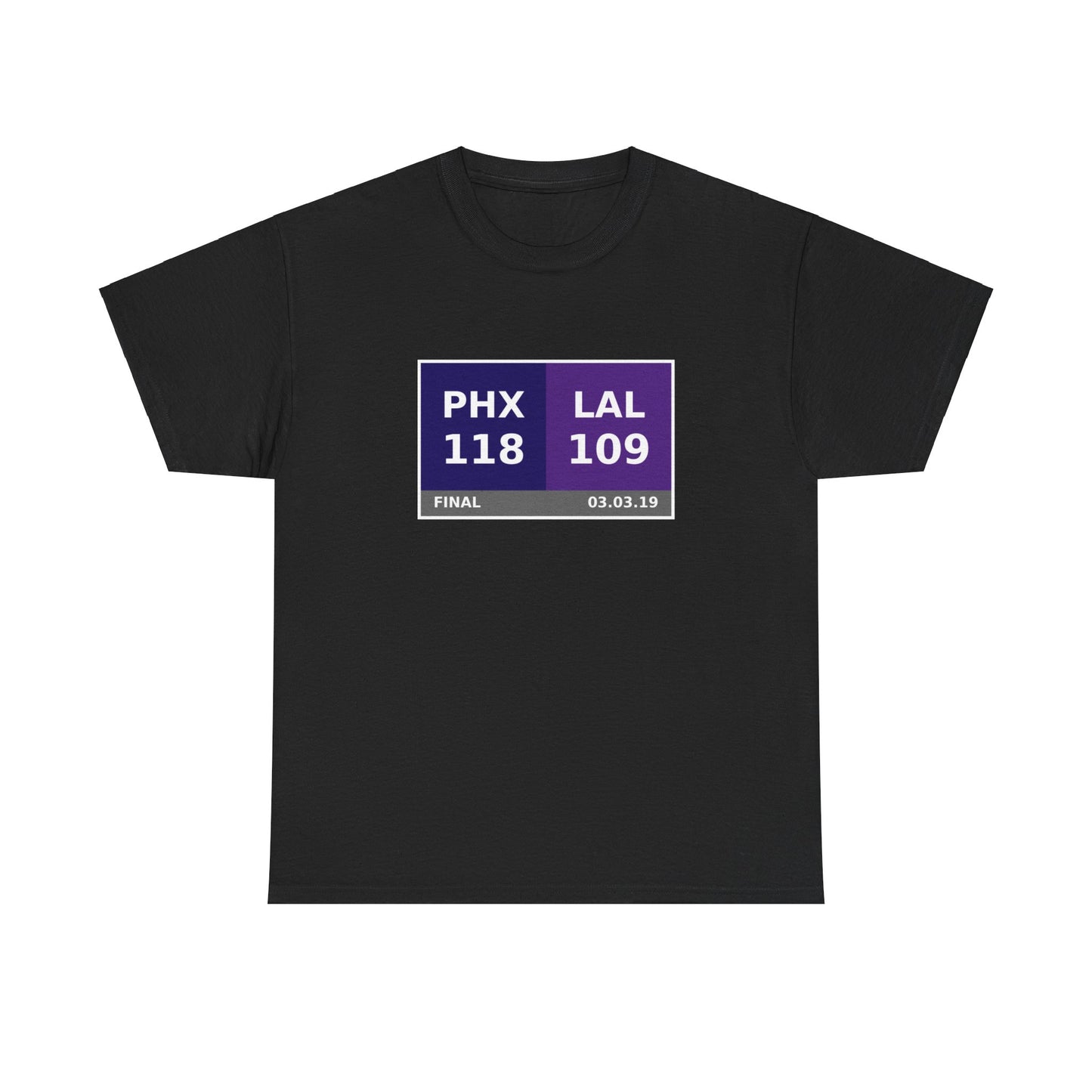 PHX vs LAL Scoreboard Tee 03.03.19