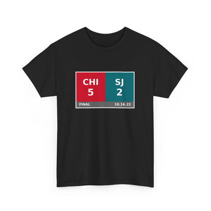 CHI vs SJ Scoreboard Tee 10.16.22