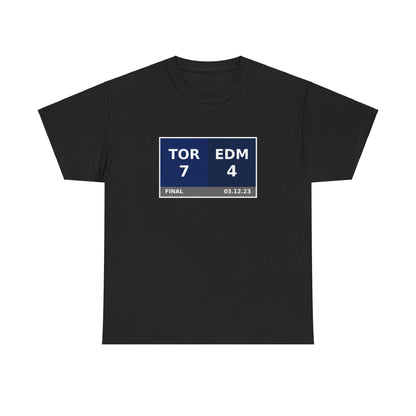 TOR vs EDM Scoreboard Tee 03.12.23