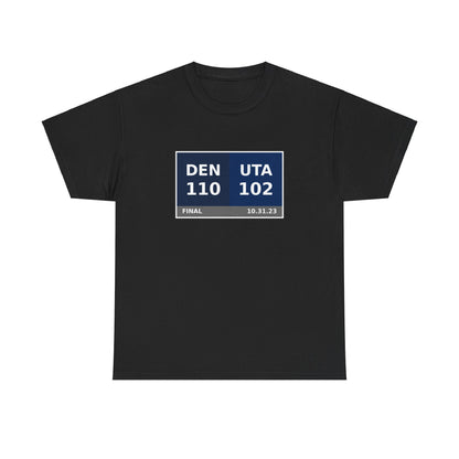 DEN vs UTA Scoreboard Tee 10.31.23