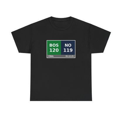 BOS vs NO Scoreboard Tee 01.12.25