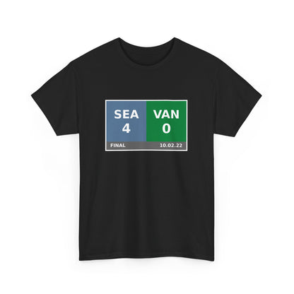 SEA vs VAN Scoreboard Tee 10.02.22