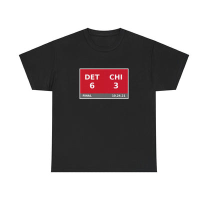 DET vs CHI Scoreboard Tee 10.24.21