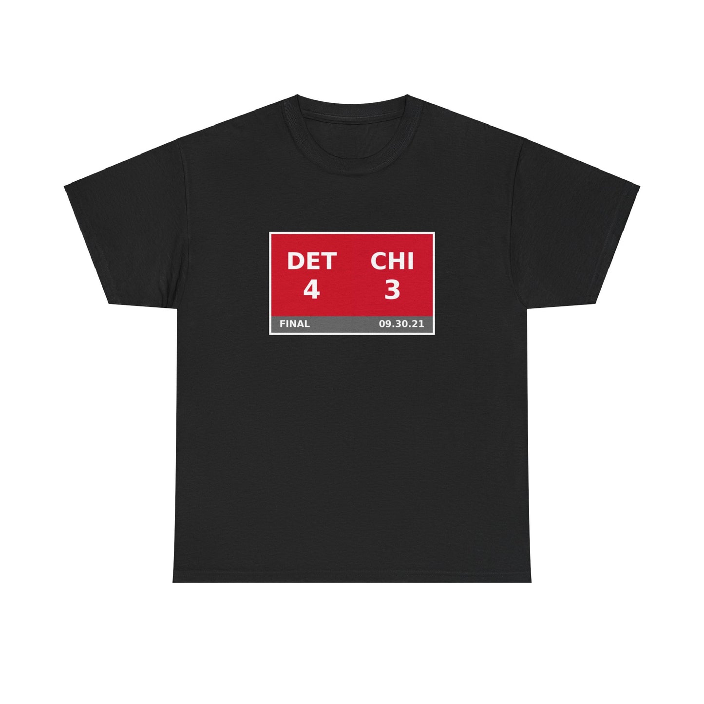 DET vs CHI Scoreboard Tee 09.30.21