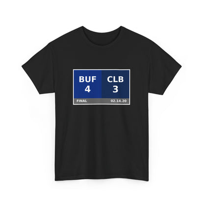 BUF vs CLB Scoreboard Tee 02.14.20