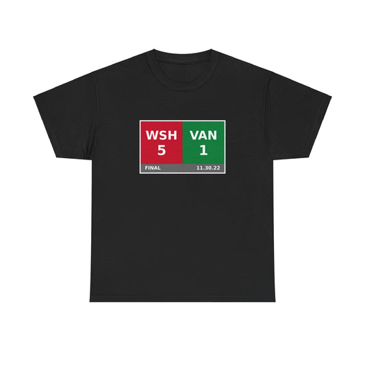 WSH vs VAN Scoreboard Tee 11.30.22