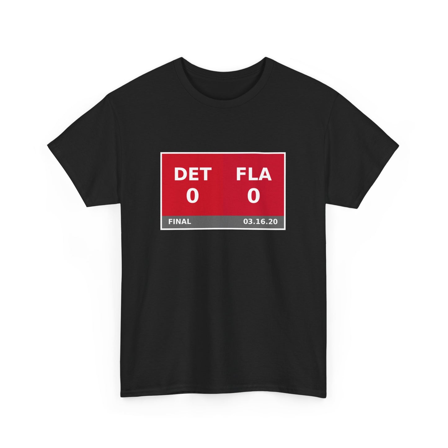 DET vs FLA Scoreboard Tee 03.16.20