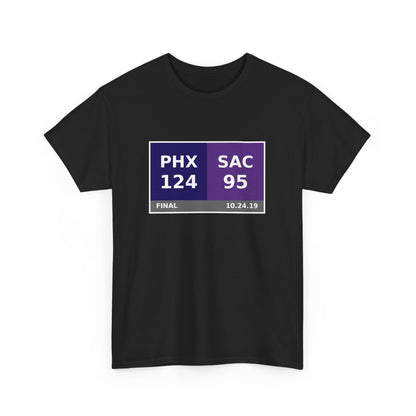 PHX vs SAC Scoreboard Tee 10.24.19