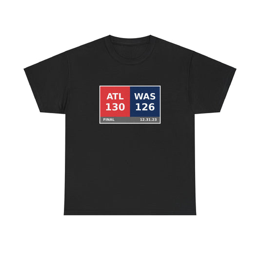 ATL vs WAS Scoreboard Tee 12.31.23